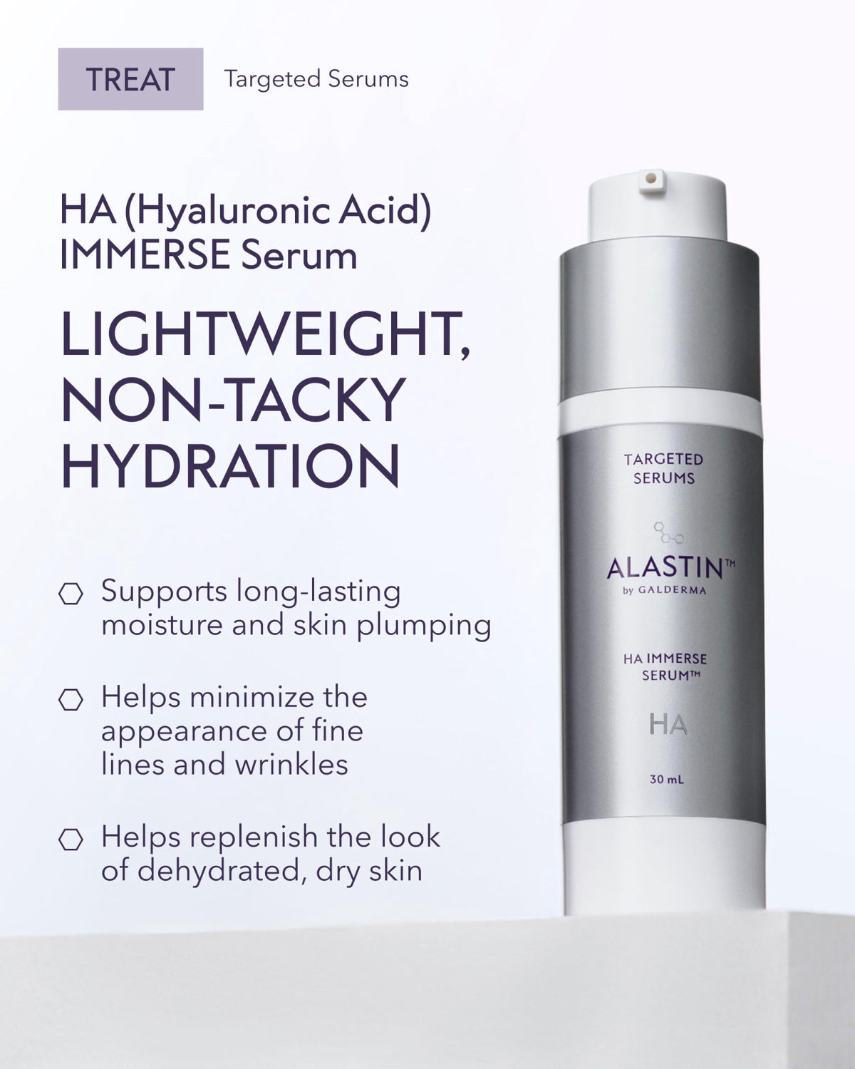 ALASTIN Skincare HA IMMERSE Hyaluronic Acid Moisturizing Face Serum (1 oz) – close-up detail