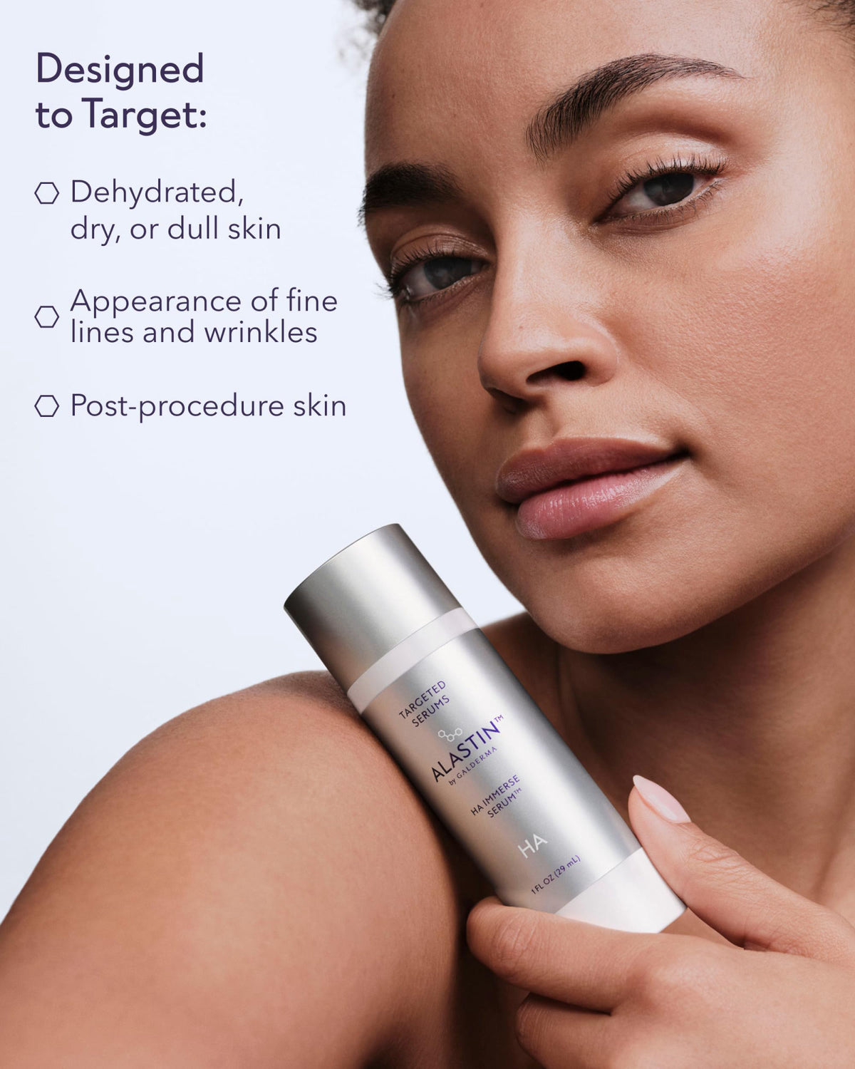 ALASTIN Skincare HA IMMERSE Hyaluronic Acid Moisturizing Face Serum (1 oz) – full view