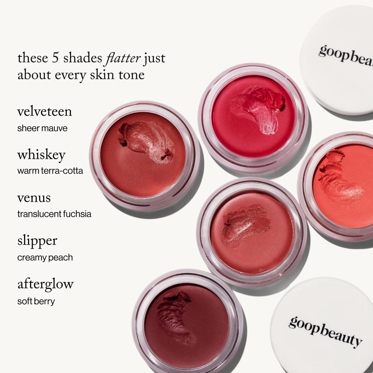 goop Beauty Cream Blush | Sheer Pop of Color for Lips & Cheeks | Vitamin C, Vitamin E & Safflower Oil | Natural Makeup f
