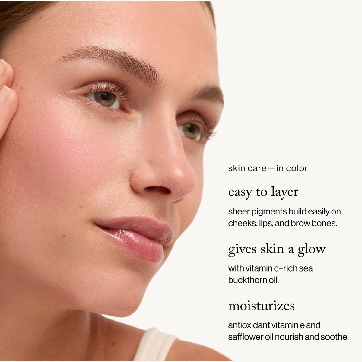 goop Beauty Cream Blush | Sheer Pop of Color for Lips & Cheeks | Vitamin C, Vitamin E & Safflower Oil | Natural Makeup f