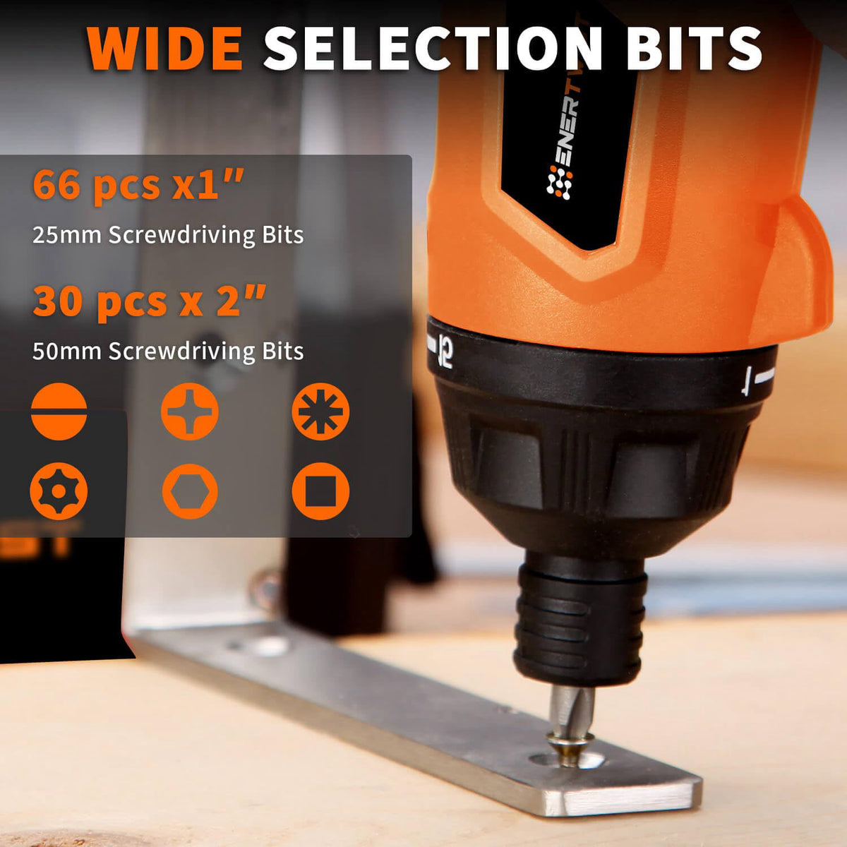 ENERTWIST Drill Bit Set, 246PCS Drill Bits, Driver Set with Portable Case – full view