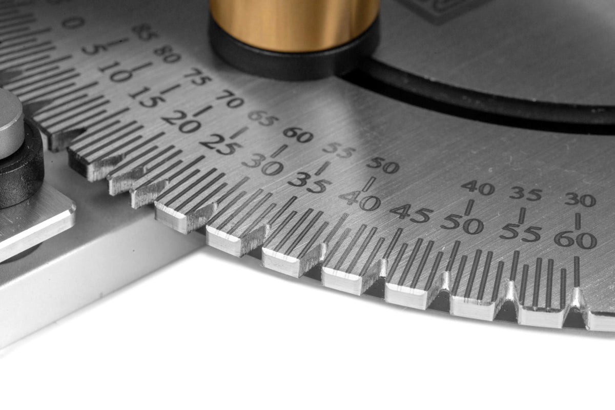 WEN Steel and Brass Premium Miter Gauge, 27 Angle Stops for Table Saws, Router Tables, Band Saws, and Woodworking Tools 