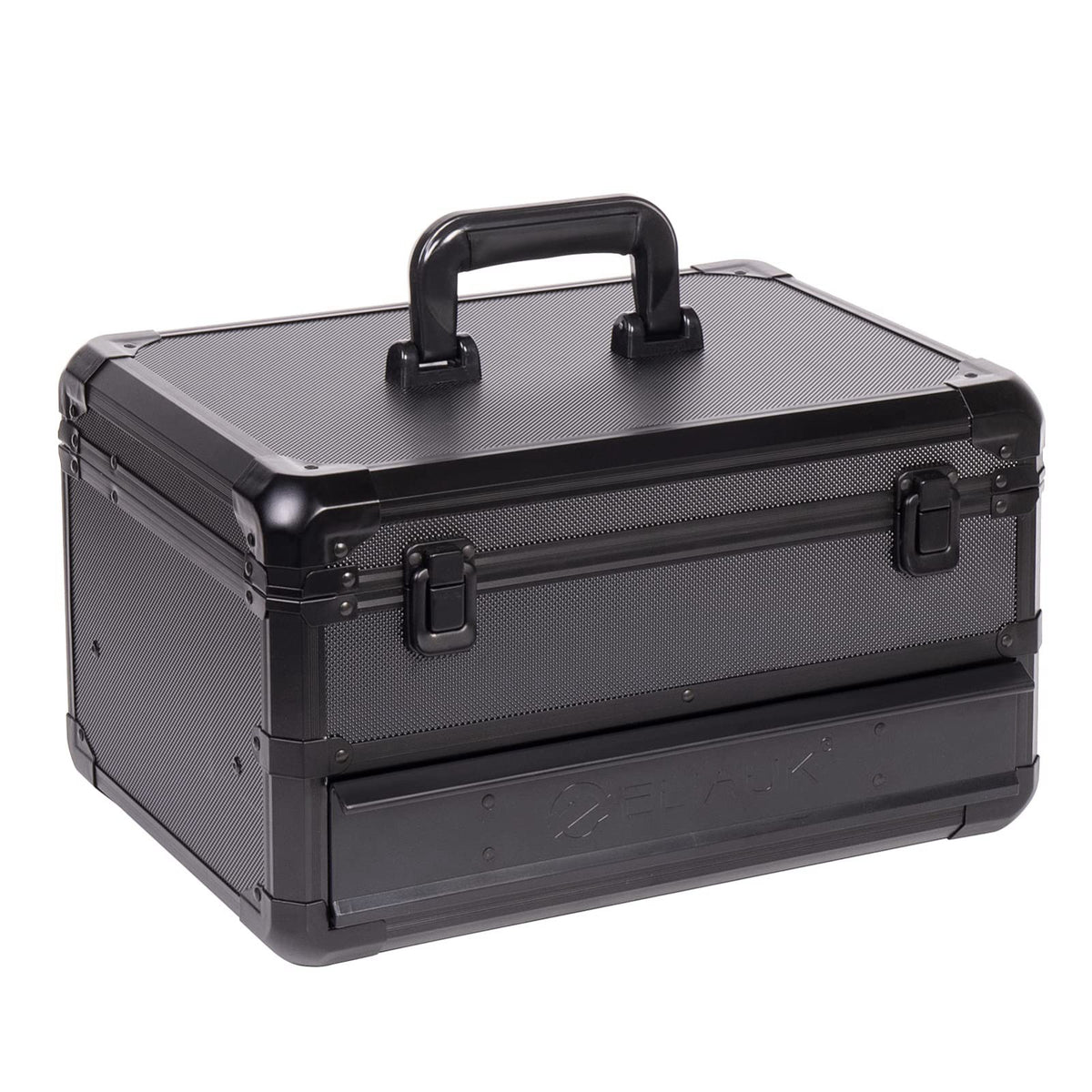 E ELIAUK Tool Box Tool Organizer Storage Cabinet Carry Case Toolbox with Drawers – close-up detail in Black Red Black&Si