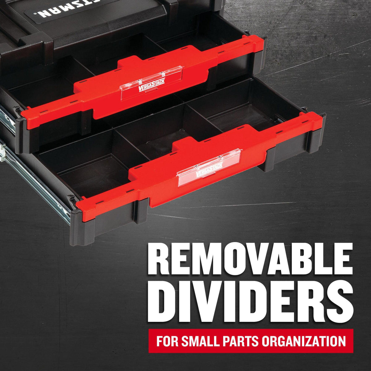 CRAFTSMAN Plastic Tool Box With Drawers, Organizer and Storage (CMST17804) – full view