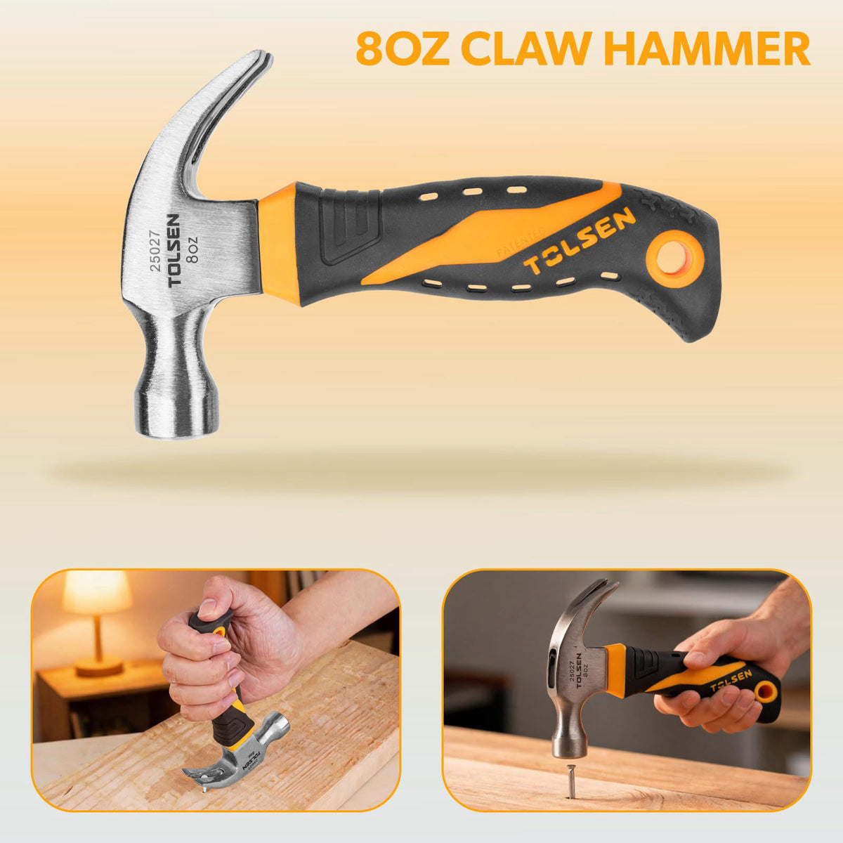 TOLSEN Tool Set General Household Hand Small Tool Kit with ToolBox – back view and specifications