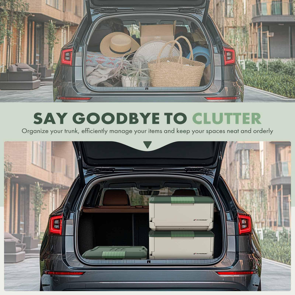 A-Premium Multifunctional Foldable Trunk Organizer and Storage Box – alternate angle