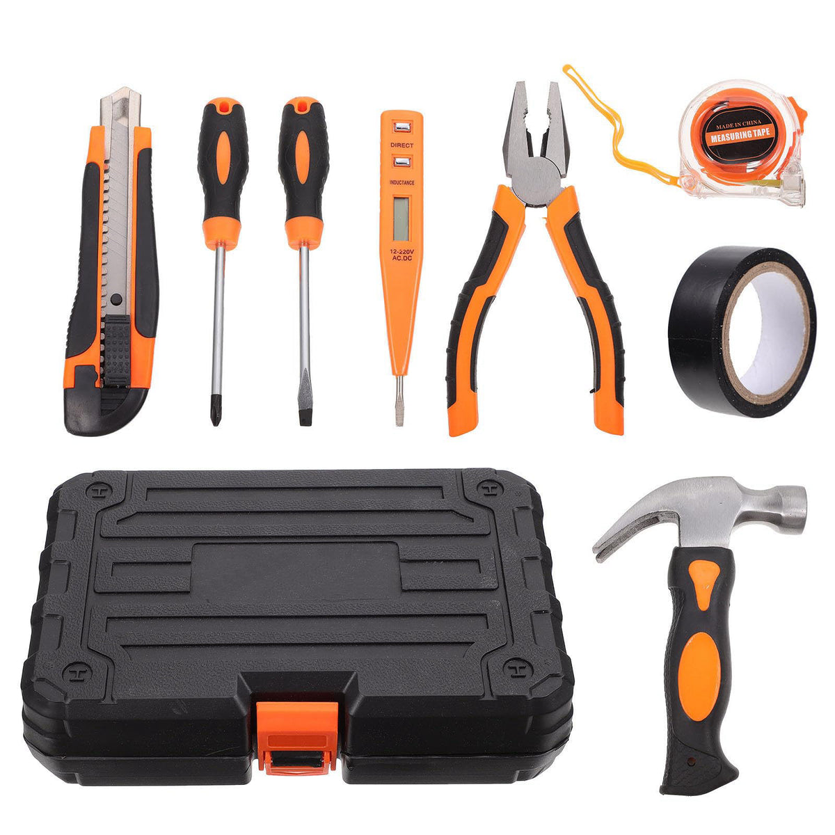 FRCOLOR 8pcs Home Repair Tool Set with Toolbox for DIY Household Repairs – product photo (Tool Sets)