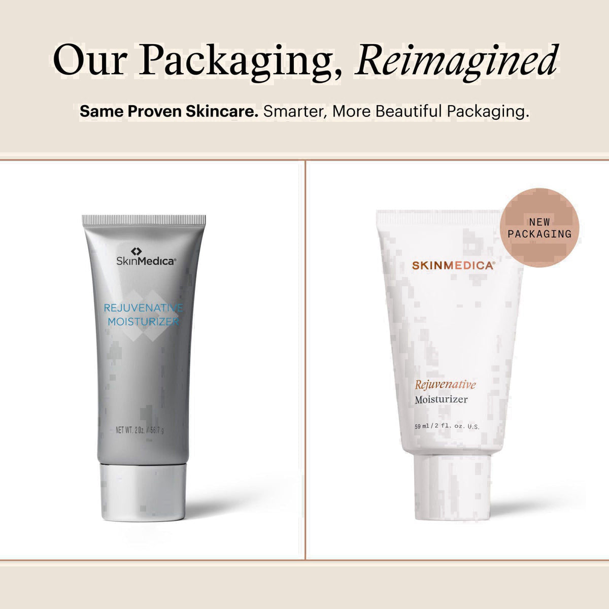 SkinMedica Rejuvenative Moisturizer, 2 Fl Oz – packaging and label