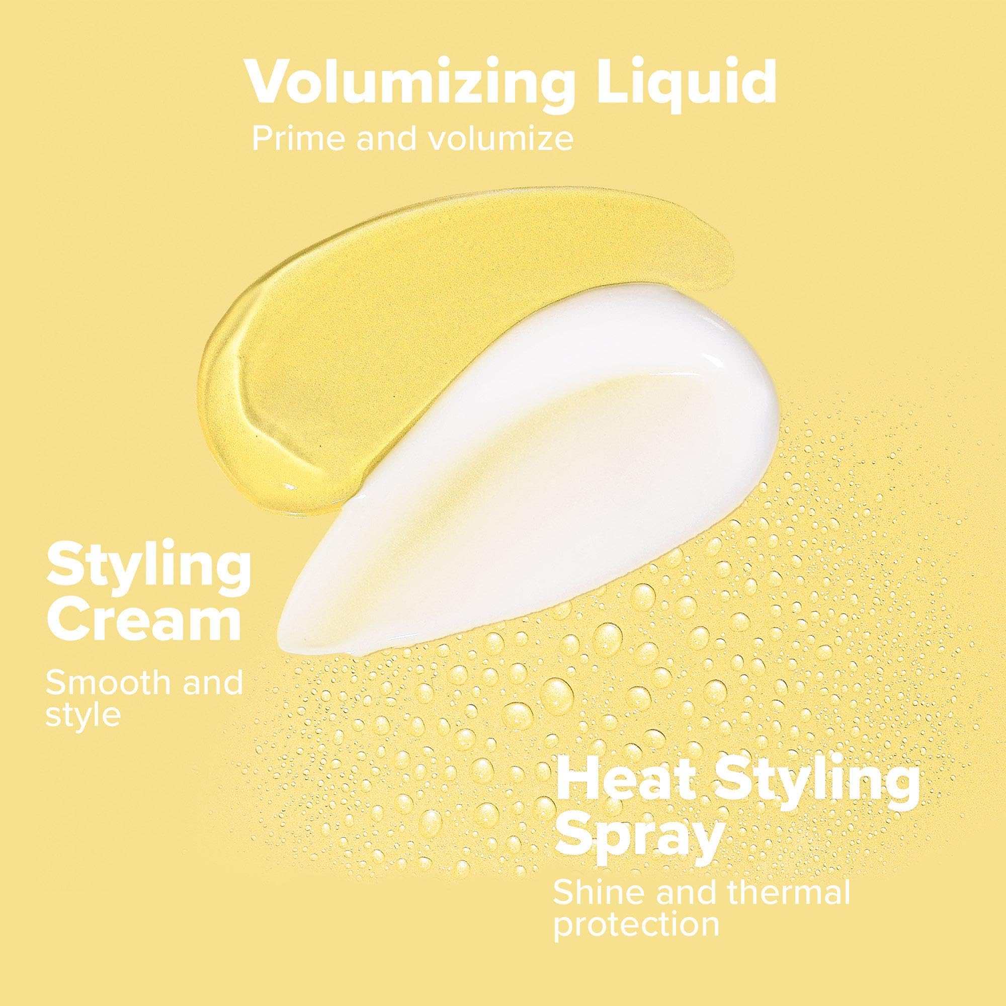 Paul Mitchell Clean Beauty Volumizing Liquid for hair styling, 3.4oz bottle with clear liquid and pump dispenser
