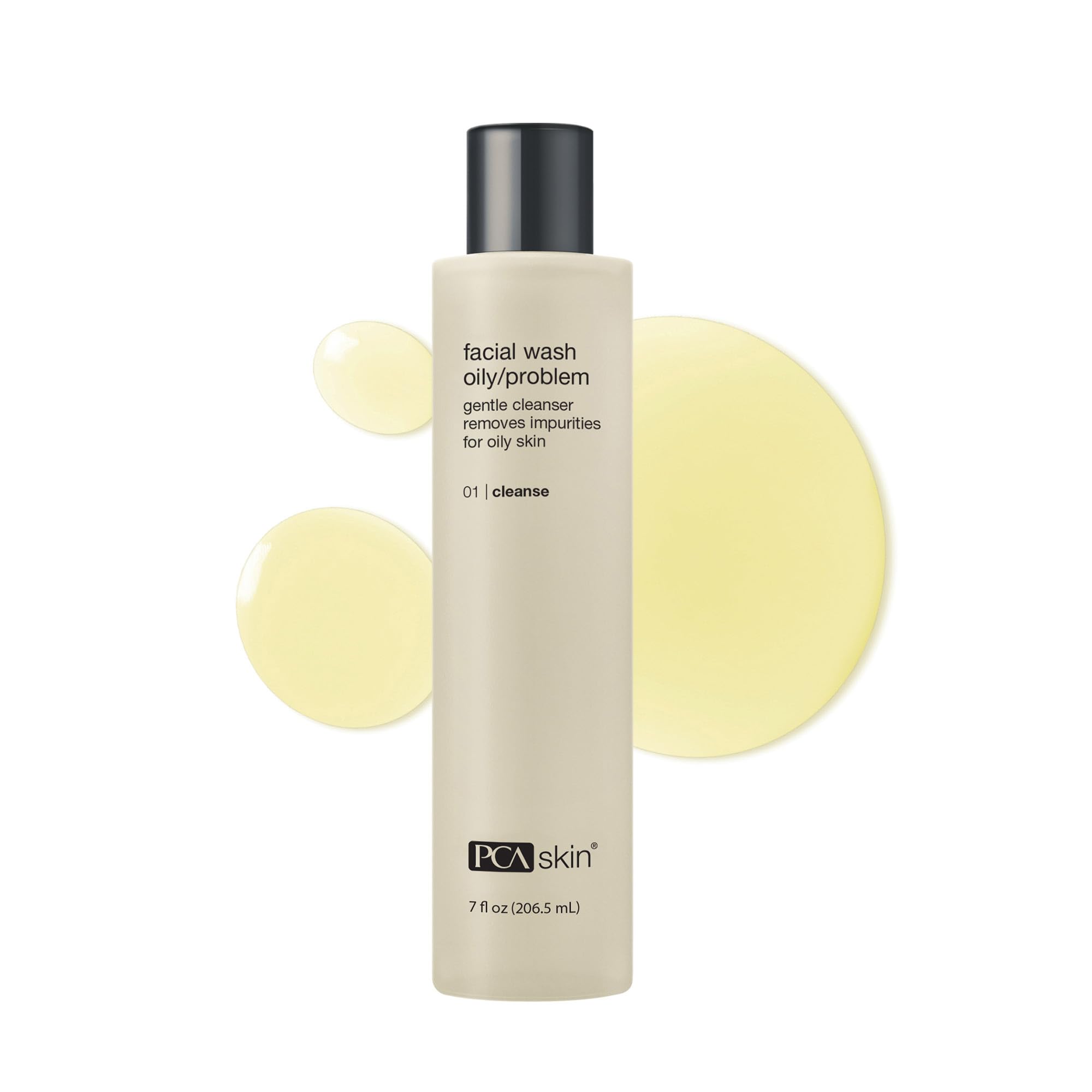 PCA SKIN Hydrating Face Wash for oily skin, 7 fl oz, gentle skin cleaning agent with nourishing formula for fresh, clean skin.