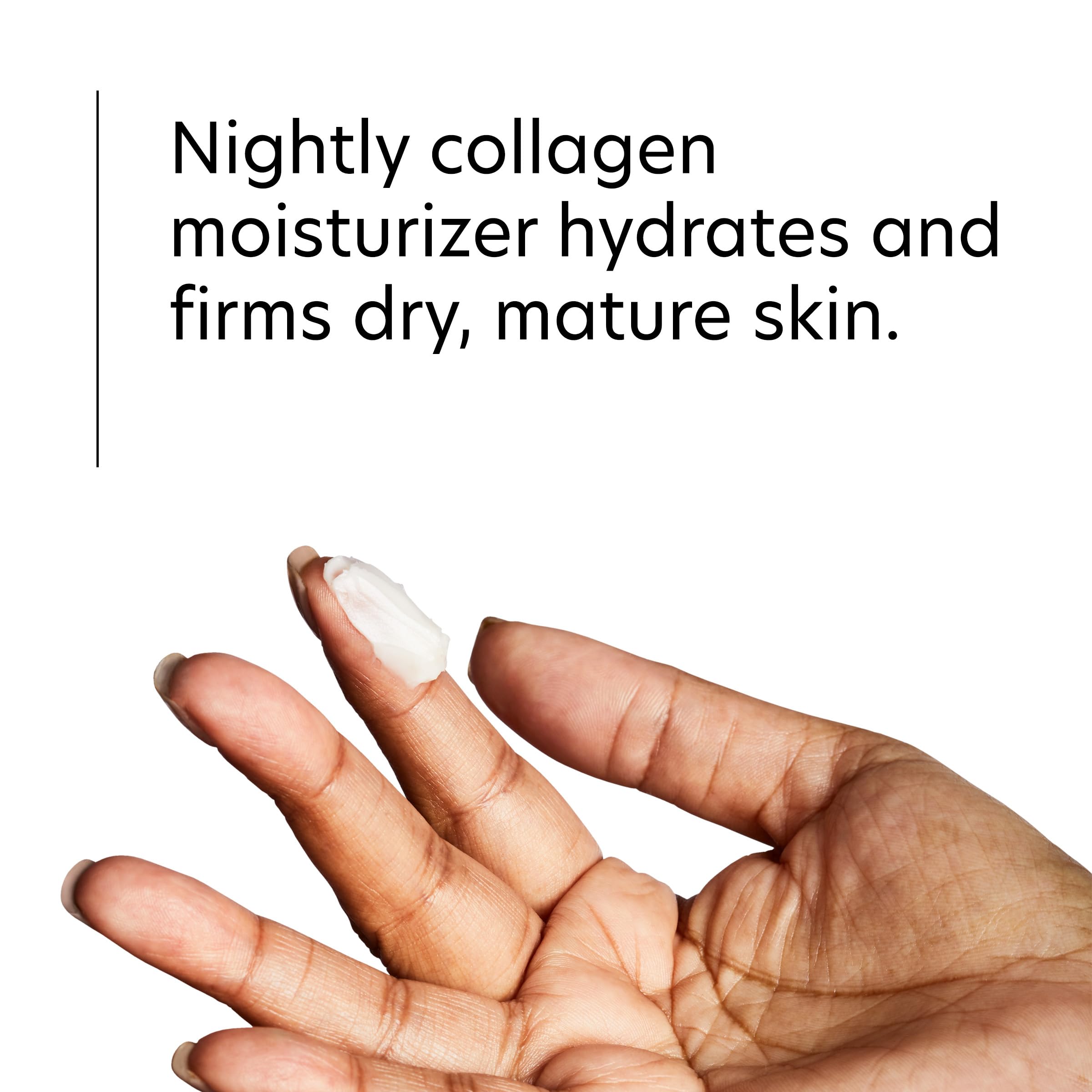 PCA SKIN Collagen Hydrator face cream in a 1.7 oz tub, moisturizing skincare product with a smooth, creamy texture.