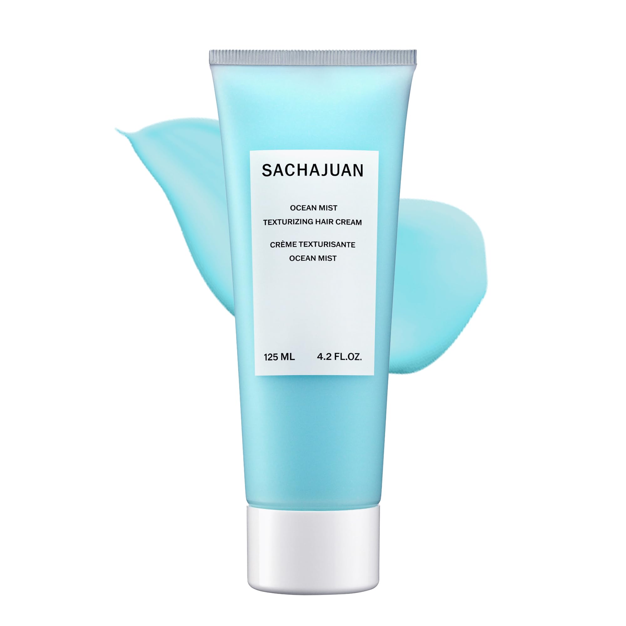 SACHAJUAN Ocean Mist Texturizing Hair Cream in 4.2oz jar, styling agent for tousled, beachy hair texture and volume.