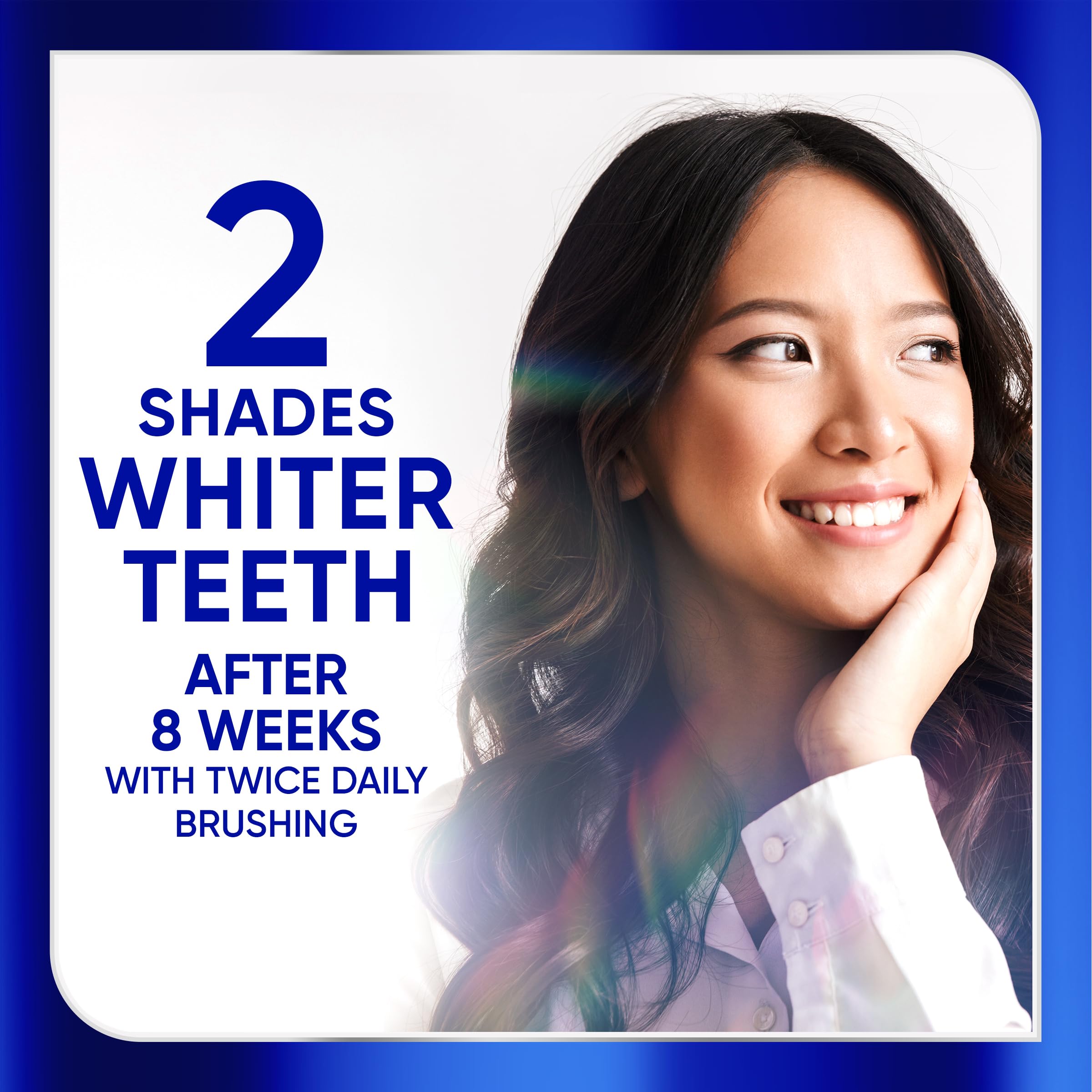 Sensodyne Clinical White whitening toothpaste 3-pack for sensitive teeth and brighter smile, shown in a clean, white tube packaging.