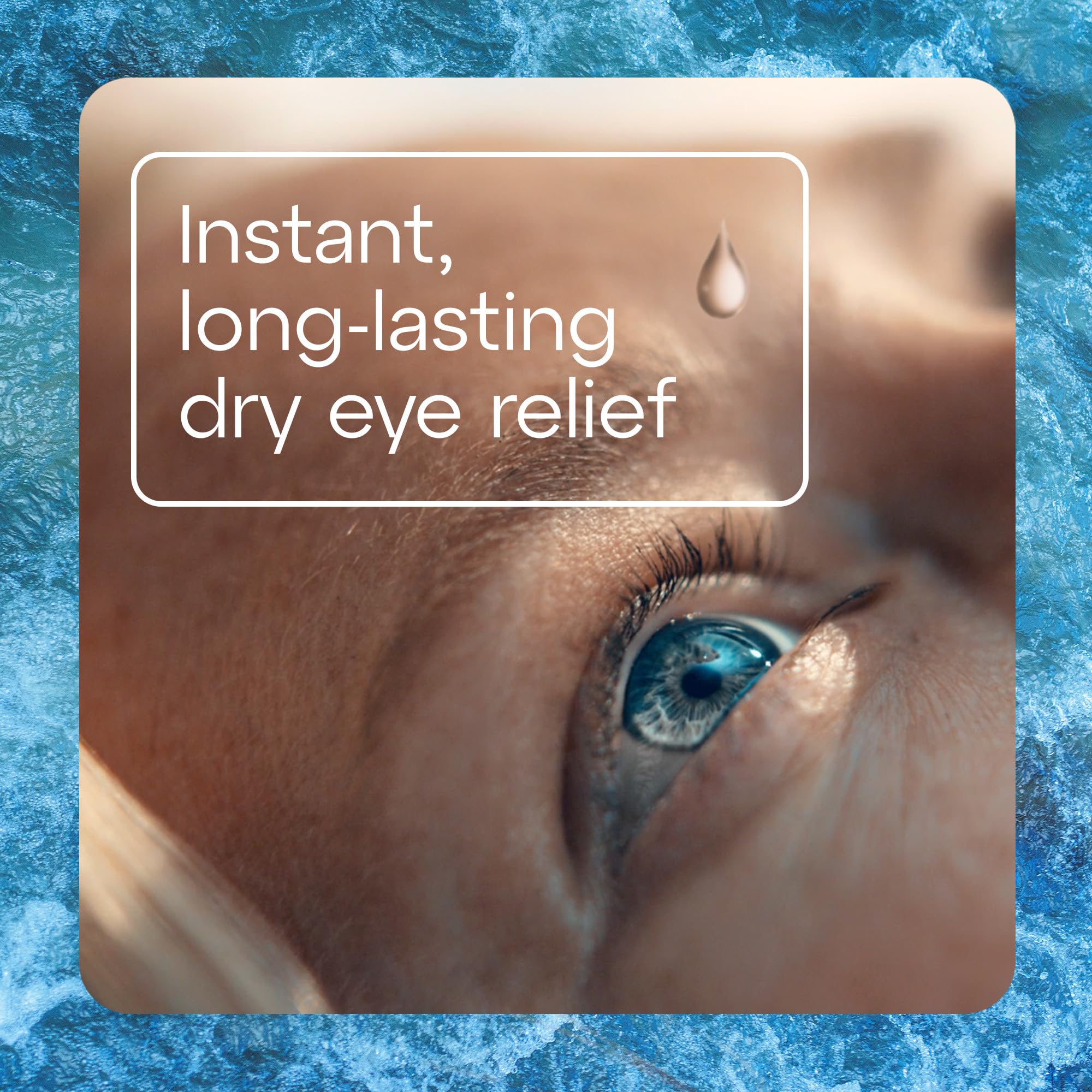 TheraTears Dry Eye Therapy medication with 30 preservative-free vials, designed to relieve dry, irritated eyes.