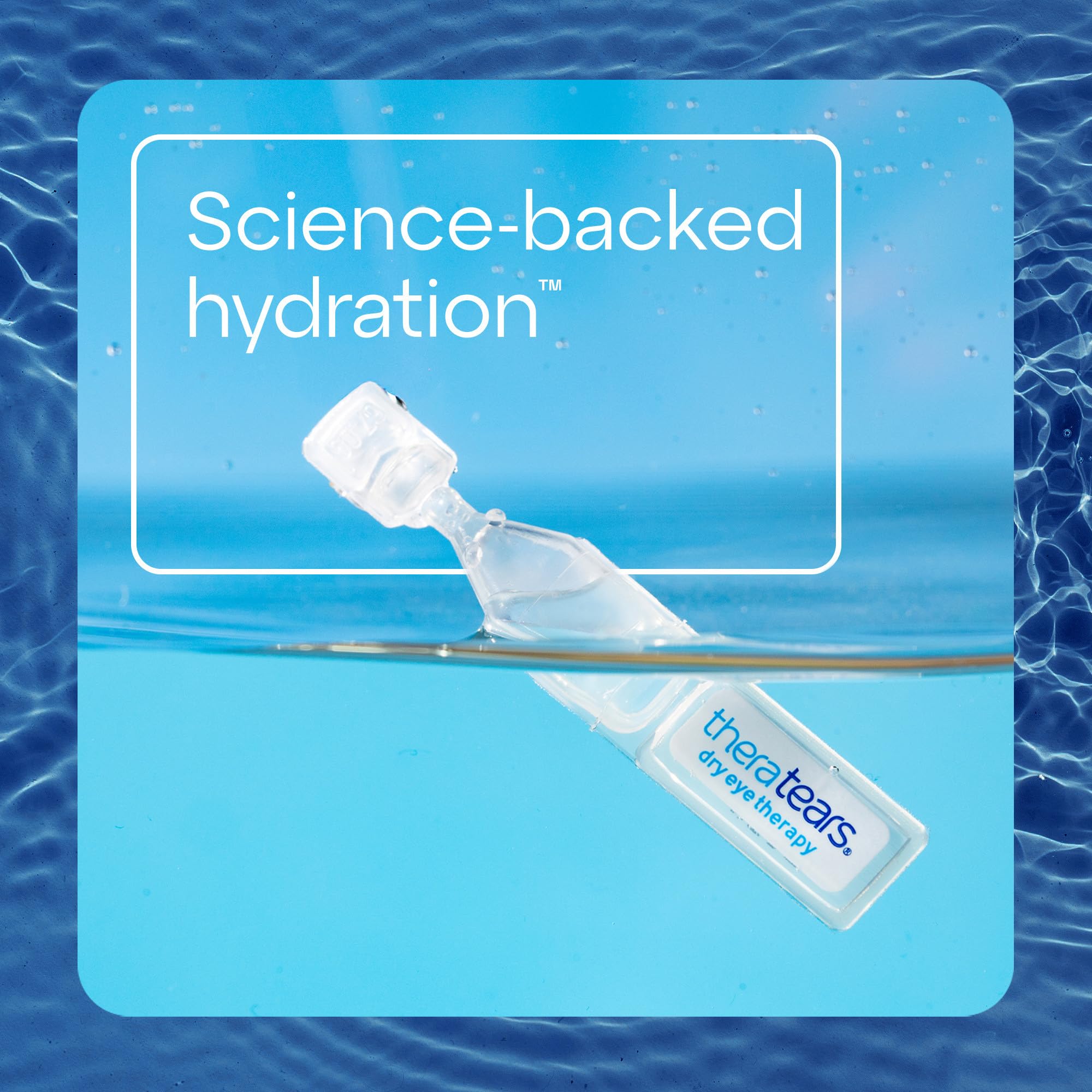 TheraTears Dry Eye Therapy medication in 30 preservative-free vials, designed to soothe and hydrate dry eyes.