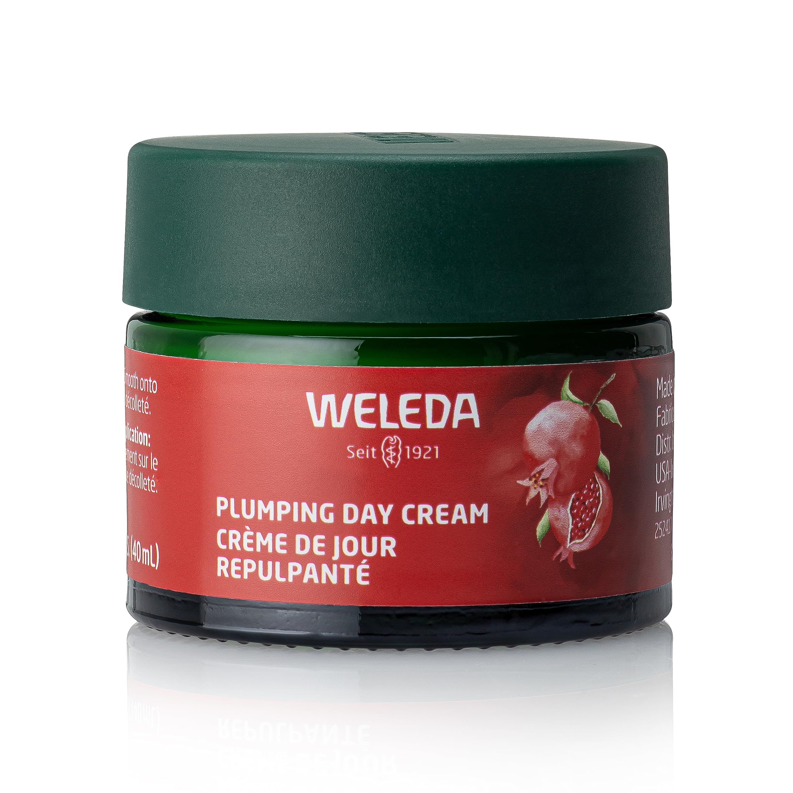 Weleda Plumping Day Cream with Pomegranate and Maca Root, a nourishing skin moisturizer for a radiant complexion.